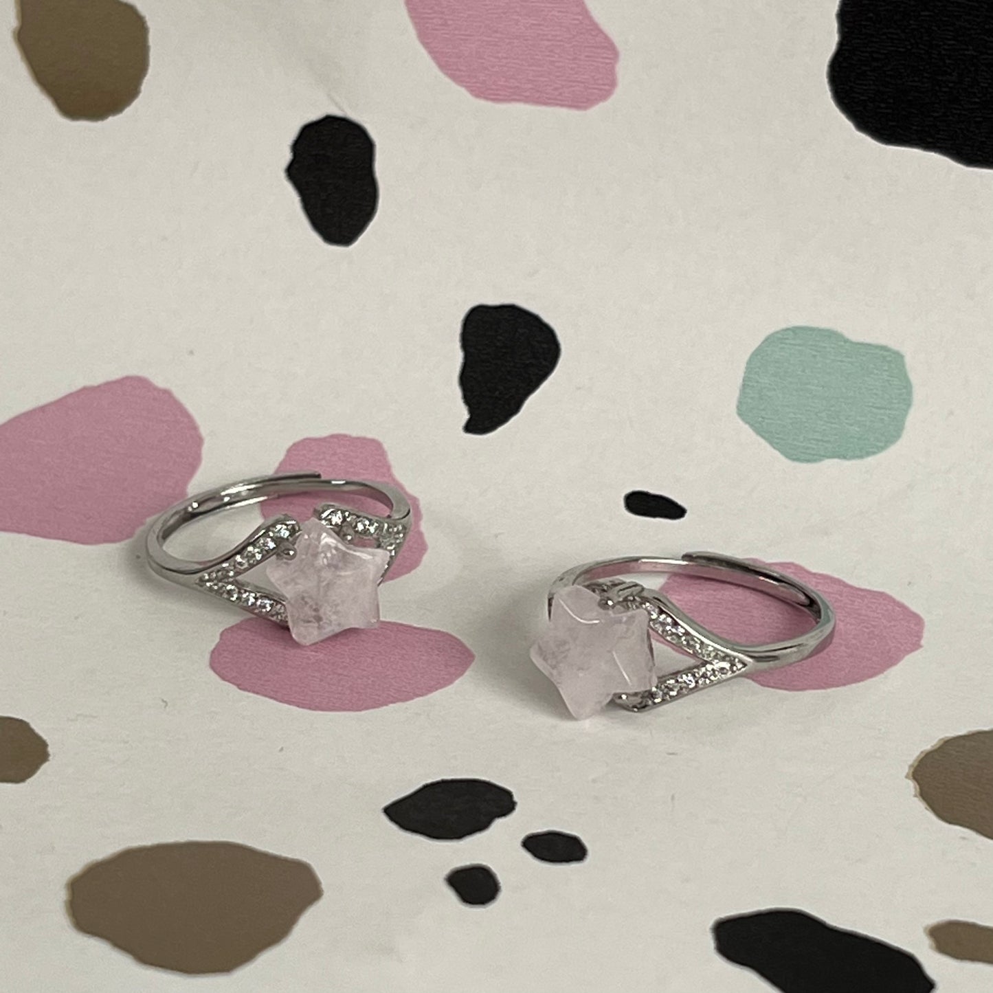 Rose Quartz Rings