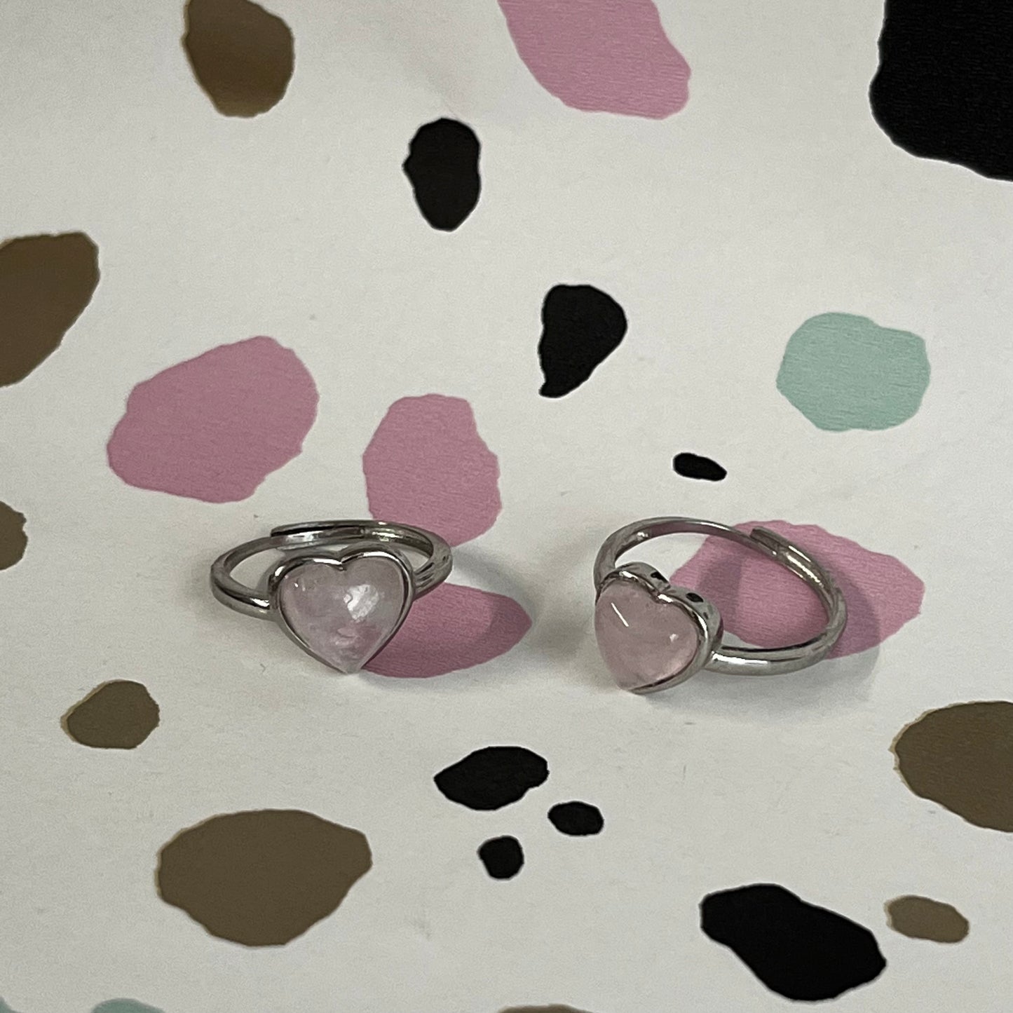 Rose Quartz Rings