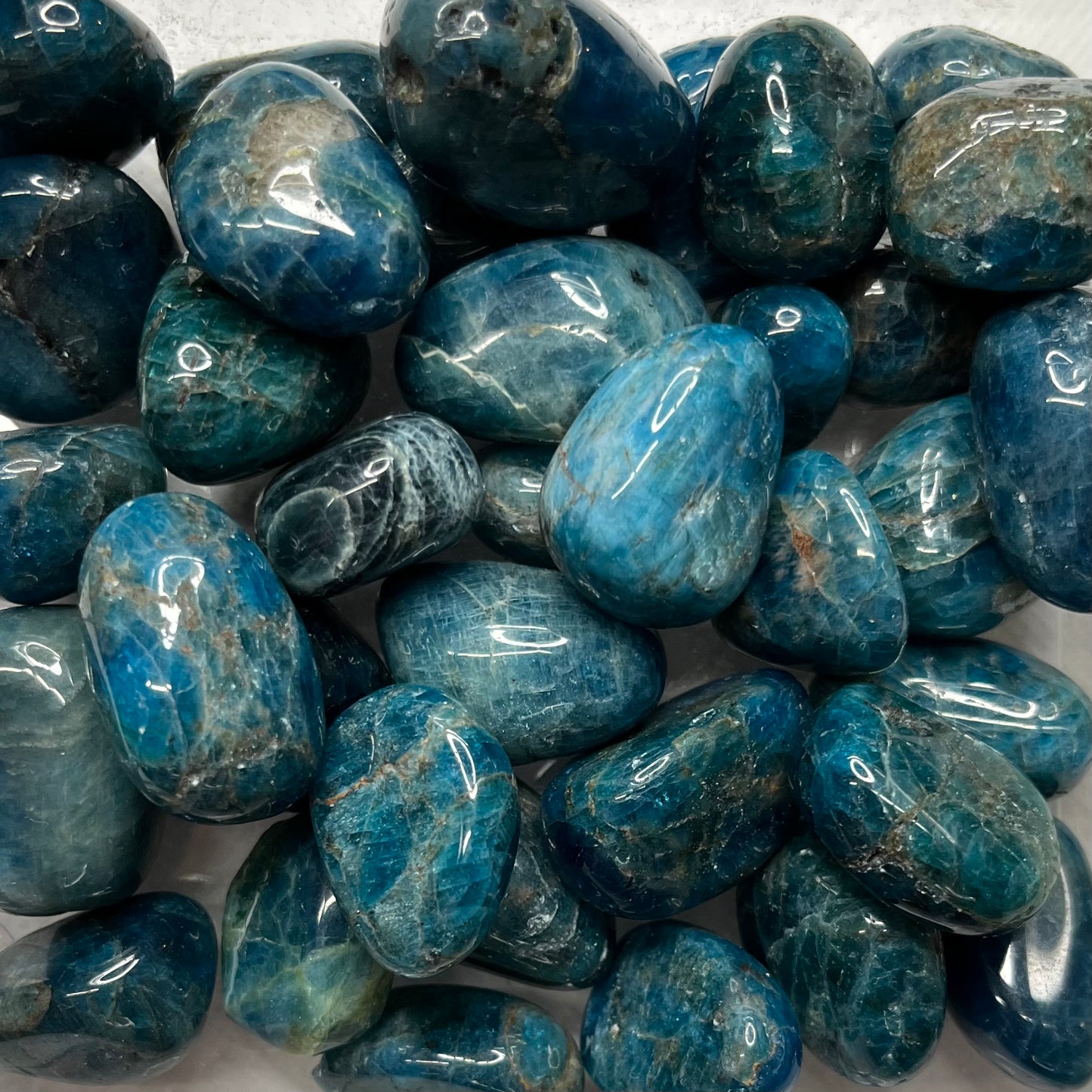 Blue apatite
