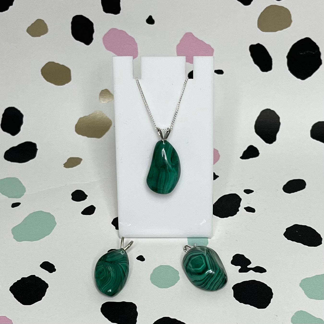 Tumbled Crystal Pendants