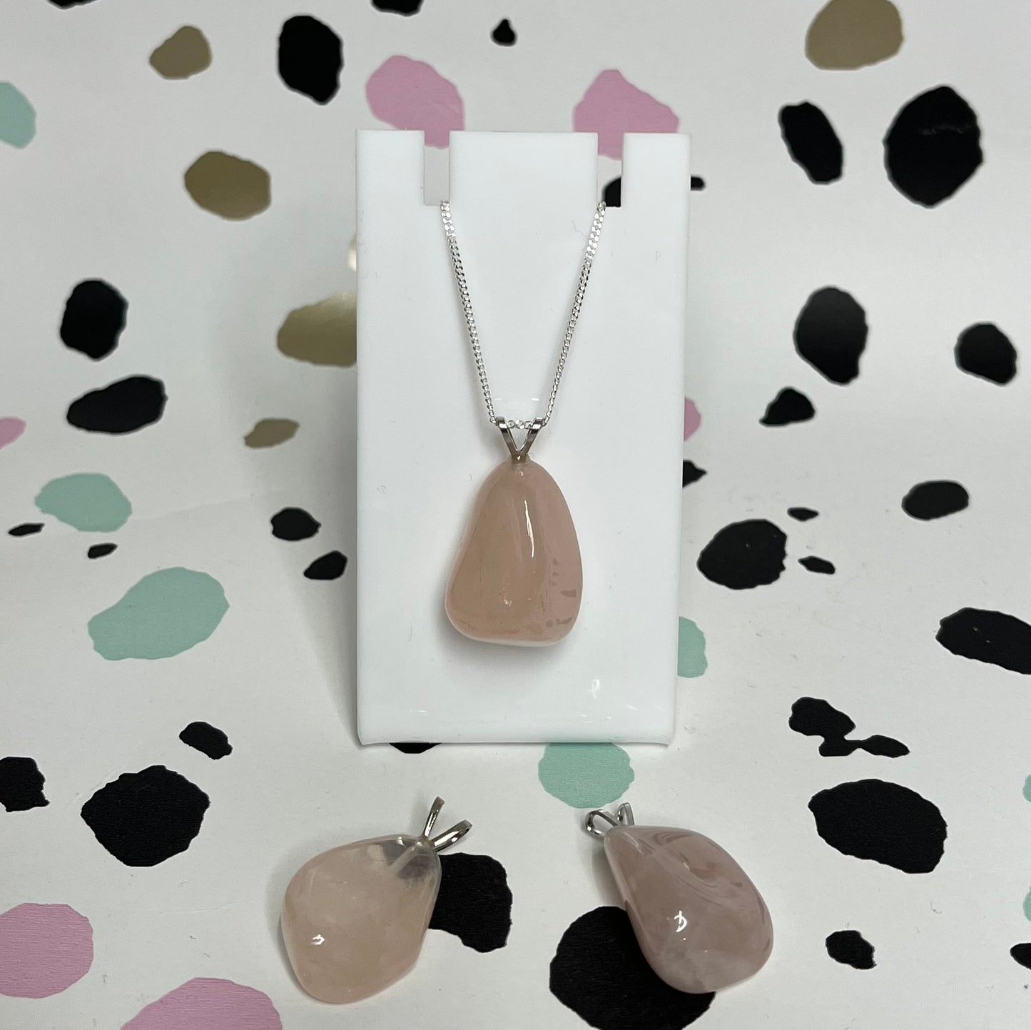 Tumbled Crystal Pendants