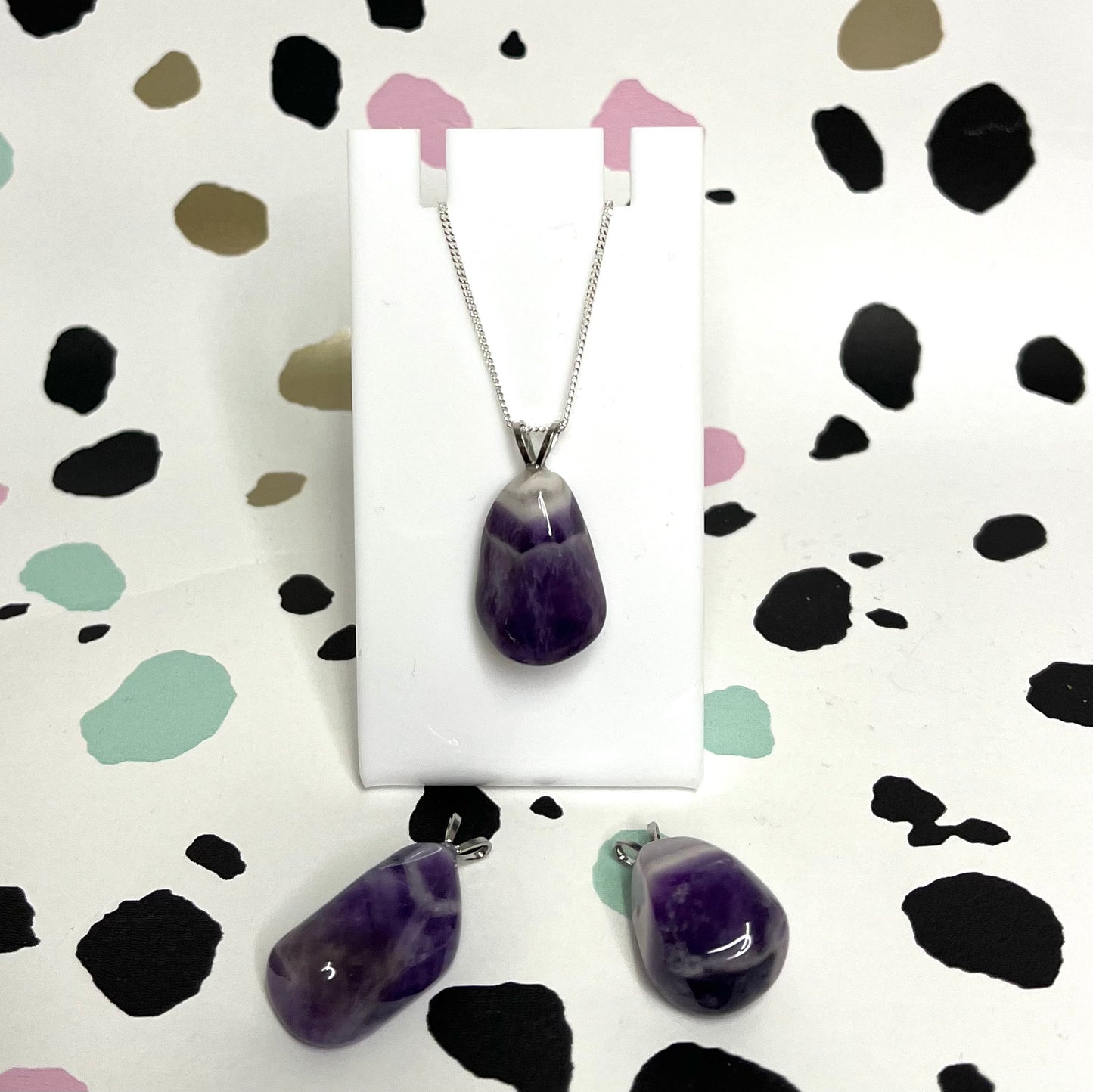 Tumbled Crystal Pendants