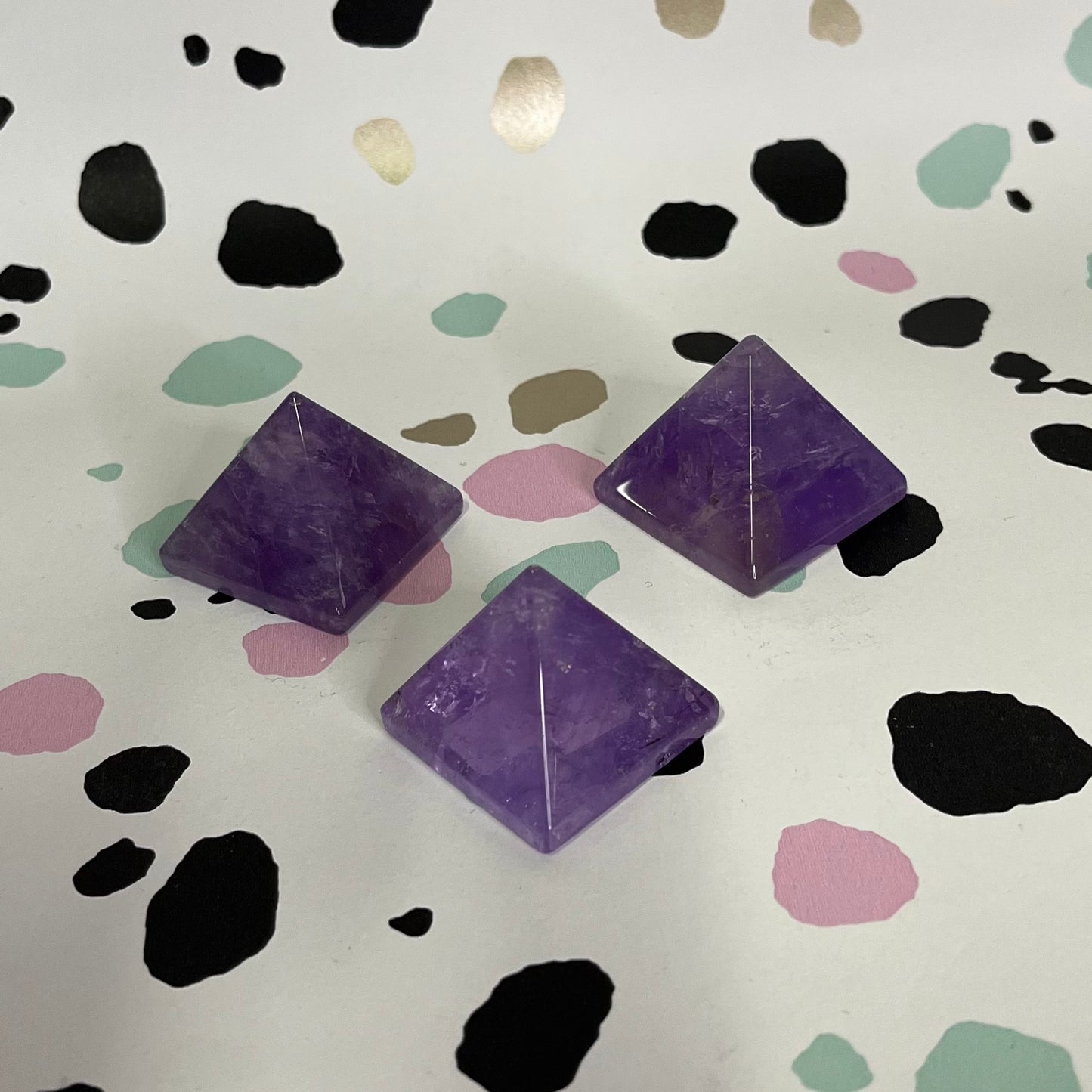 Amethyst Pyramids