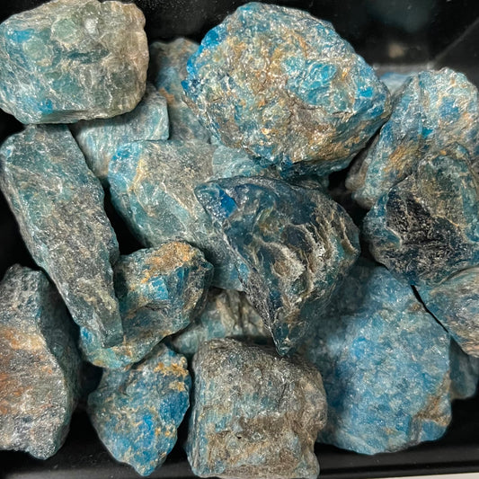 Raw Blue Apatite